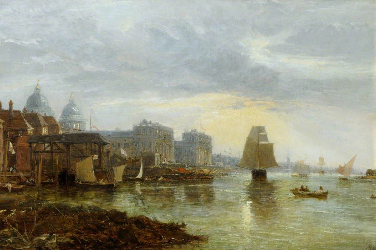 Ospedale di Greenwich dall'Oriente - Royal Museums Greenwich